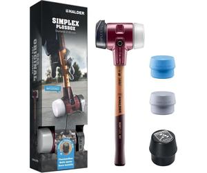Set de démarrage SIMPLEX L.180mm Tête-D.80mm HO Décapsuleur,2 pièces de rechange, 1 pièce de rechange