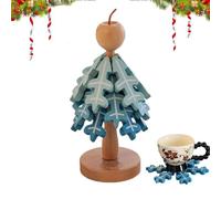 Set De Dessous De Plat en Bois Forme Arbre Support pour Plats Chauds | Set De Dessous De Verre Sapin De Noel Maison Restaurant Appartement Cuisine Casseroles Boissons Assiettes