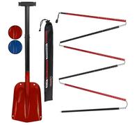 Set de détection d'avalanche - Sonde et pelle en aluminium - Pliable - Léger - Ski et randonnée