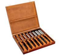 SET de deux-pieds, 6,10,12,16,18,25,32,36 mm, en boîte en bois Bahco 424P-S8-EUR