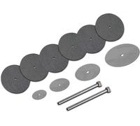 Set de disques à tronçonner 6 pcs + set de lames de scie 4 pcs Donau Elektronik 1739