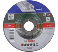 Set de disques à tronçonner, à moyeu déporté, pour métal 5 pcs Bosch 2609256333