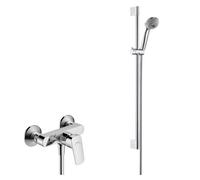 Set de Douche Crometta 85 Multi / Unica' Crometta 0,65 m + Mitigeur Monocommande de Douche(71600000-Crometta4)