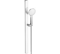 Duravit – Set de douche UV0682004005 – 3 jets, MinusFlow – Chrome/Blanc brillant
