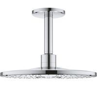 Set de douche GROHE 26477000 - tête RAINSHOWER SMARTACTIVE 310 + bras 14,2 cm + douchette 2 jets