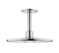 Set de douche GROHE 26477000 - tête RAINSHOWER SMARTACTIVE 310 + bras 14,2 cm + douchette 2 jets