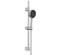 Set de douche Mod. Softwater Douchette à économie d'eau avec barre en inox 70 cm et flexible 150 cm chromé idéal chauffe-eau instantané
