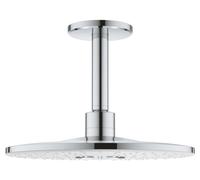 Set de douche RAINSHOWER SMARTACTIVE GROHE 26477LS0 tête Ø31 cm + bras plafonnier - 2 jets - blanc