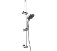 Set de douchette ADRIA - 5 fonctions - barre 63 cm - chromé