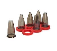 Set de douilles pâtissières, set de 6 pc, lisses, tritan, de Buyer
