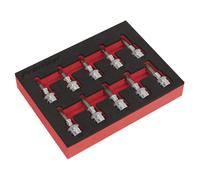 Set De Douilles Sealey TRX-Star 10 Pièces 3/8" Carré Drive AK6242