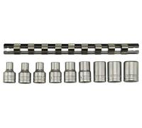 Set de douilles sur rail 1/2'' 10 pcs Teng Tools M1210