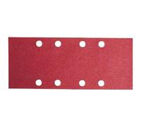 set de feuilles abrasives 93x185 mm WP, 8 trous, velcro - 10 pièces
