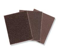 Set de feuilles abrasives, fin/moyen/grand