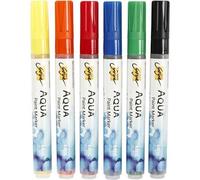 Set De Feutres Aquarelle - Couleurs Assorties - 6 Pcs