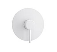 Herzbach Deep White kit de montage final 23.210550. mitigeur de douche 2000 .07, encastré, blanc mat