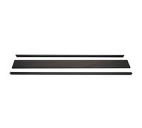 Set De Finition Pour Brise-Vue Wpc Sarthe, Profil De Finition Brise-Vent, 180cm, Anthracite Gris