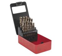 Set De Forets À Pointe Fendue En Cobalt HSS Fully Ground 25pc Metric AK4702
