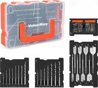 Set de forets et de visseuses 55 pièces ValueMax, Accessoires pour outils électroportatifs Bois, métal, béton