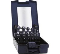 Set de fraises coniques HSS 90° HSS Exact 51157 6 pièces N/A tige cylindrique