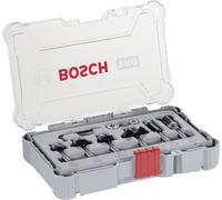 BOSCH Kit de 6 fraises a araser et de bordage a queue de 1/4" 2607017470