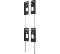 Set de gabarits de fraisage pour charnières 76 x 76 mm - 4 pièces