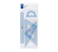 Set de Géométrie 4 Pièces Plastique Transparent Staedtler Mars