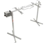 Set de gril électrique BBQ Rotisserie, poids lourd, moteur automatique, support réglable en hauteur, 41KG