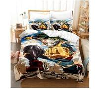 Set de housse de couette My Hero Academia en polyester 240x220cm avec 2 taies d'oreiller 50*75cm #MK21044 G