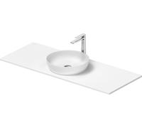 Set de lavabos Duravit Sivida rond avec console 1280x500x123mm, 2680153200