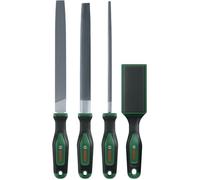 Set de limes 200 mm/8"" BOSCH - Avec brosse - 4 pcs