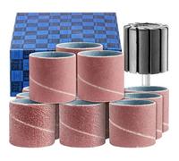 PFERD Manchon abrasif SET 3030 A 42298004 – Ø 30×30 mm, corindon A40/60/80/150, tige Ø 6 mm
