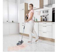 Set Ménage Multifonction 1 Balai & 5 Têtes 80cm Gris