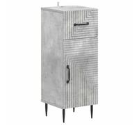 Set de Meubles de Salle de Bain 3 Pièces HAARLEM Betonově šedá en Bois | Bois d'ingénierie résistant à l'humidité, design compact gain de place, fixation murale fournie pour sécurité