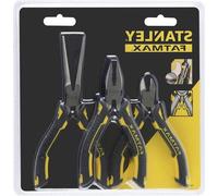 Set de mini-pinces 3 pièces noir - STANLEY FMHT0-80524 - Outils pratiques