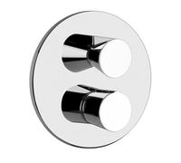 Set de montage Gessi CONO pour thermostat encastré avec vanne darrêt, 1 sortie, 45132708, Couleur: Cuivre brossé PVD
