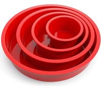 Set de moules à gâteaux en silicone SILIVO de différentes tailles