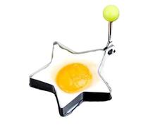 Set de moules à œufs au plat en acier inoxydable Acier inoxydable oeuf frit Shaper crêpe anneau cercle moule coeur forme outils de cuisine accessoires outil(Size3)