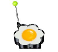 Set de moules à œufs au plat en acier inoxydable Acier inoxydable oeuf frit Shaper crêpe anneau cercle moule coeur forme outils de cuisine accessoires outil(Size4)