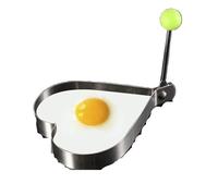 Set de moules à œufs au plat en acier inoxydable Acier inoxydable oeuf frit Shaper crêpe anneau cercle moule coeur forme outils de cuisine accessoires outil(Size1)