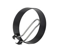 Set de moules à œufs au plat en acier inoxydable Anneau de friture d'œufs en acier inoxydable, moule à crêpes forme cercle métal avec poignée, œufs frits antiadhésif, outils cuisine(S 7.5cm)