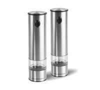 Set de moulins à sel et poivre BATTERSEA 21 cm, argent, Cole & Mason