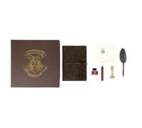 Set de papeterie de calligraphie Harry Potter unisexe - Kit d'écriture Poudlard avec plume d'oiseau, encre et papier à lettre, licence officielle, cadeau pour fans, taille unique
