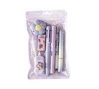 Set De Papeterie Mignon avec Gomme Ruban Correcteur Surligneur Fournitures