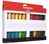 Royal Talens Peinture acrylique AMSTERDAM Introset III Ensemble 24 x 20 ml