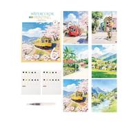 Set de peinture aquarelle pour adultes 12 Couleurs Professionnel Carnet