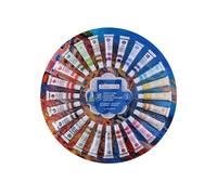 Set de Peintures Acrylique 12 ml de 25 Tubes avec Palette Artist&Co Multicolore