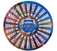 Set de Peintures Acrylique 12 ml de 25 Tubes avec Palette Artist&Co Multicolore G