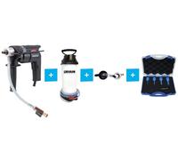 Set de perçage carotteuse portative à eau D.18mm pour grès cérame DIAM - END712P-03