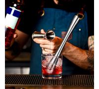 Set de pilons à cocktail et de cuillères à cocktail en acier inoxydable - Idéal pour les mojitos et la fabrication de boissons